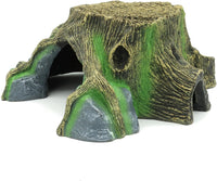 Extra Large Resin Reptile Hideouts Cave Habitat Decor – Essentials for Reptiles And Amphibians - E- Large