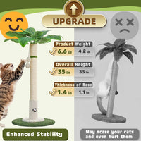 35" inch Cat Scratching Post - 35.4-White / 35.4in - image 3