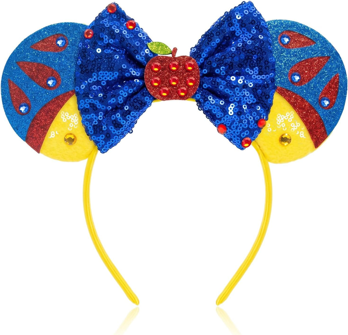 LYLIN Birthday Mouse Ears, Mouse Ears Headband for Women Girls – Fun for Kids & Family - SN Red Apple