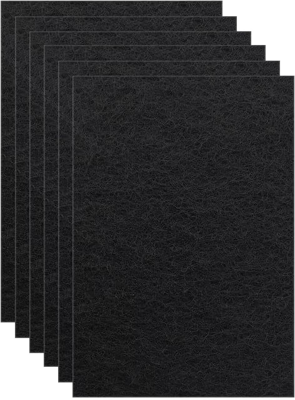 6 Pack Charcoal Cat Litter Box Replacment Filter Hooded Cat Litter - VN Filters