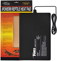 iPower 8 by 12-Inch Reptile Heat Mat Under Tank Heater Terrarium - 1 Pack / 8 X 12 Inch