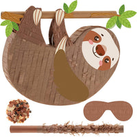 Lewtemi Robot Piñatas Birthday Party Favor - Sloth Style