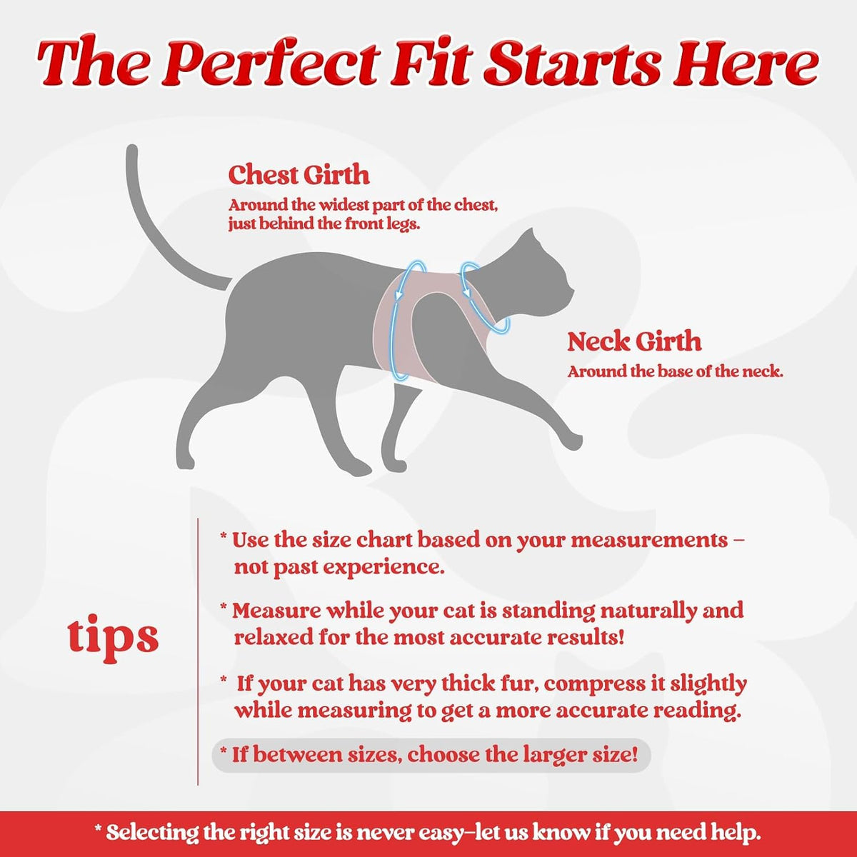 rabbitgoo Cat Harness and Leash Set, Step-in Soft Vest - L / Red - image 2