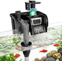 Large Hang on Back Aquarium Filter w/ U-V Light for 40-150 Gallon - WP-607H