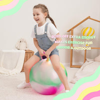 ZOOJOY 18 inch blue dinosaur hopper ball for kids with handle - view 12