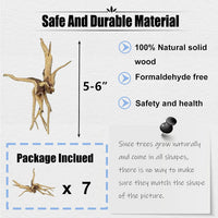 Aquarium Driftwood Reptile Branches Wood Natural Spiderwood Driftwood - 7 Pcs - image 2