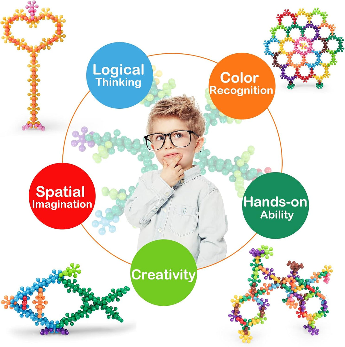 NEOACT 200PCS Building Blocks Kids STEM Toys - Ne-600p - image 4