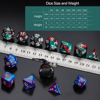 QMay 7 Sets Polyhedral Dice - 6 Colors B (42pcs) - image 4