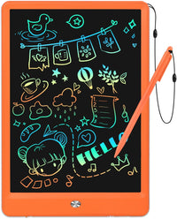 EooCoo Kids LCD Writing Tablet, Stocking Stuffers for Toddler - 10”orange