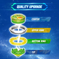 Infinity Nado sword launcher spinning top, Gale Wings metal battle top with sword-shaped launcher - view 16