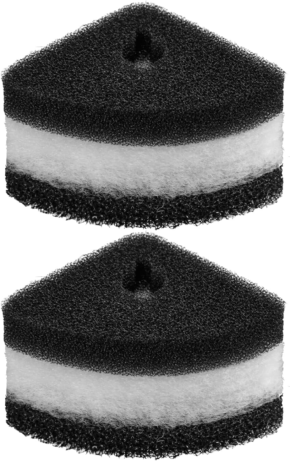 Pawfly Aquarium Corner Sponge Filter Quiet Betta Fry Shrimp and Small - Replacement Filter
