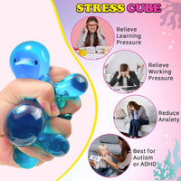 Squishy Fidget Toys Stress Cube - Whale-octopus-crab - image 4
