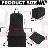 HOMBYS Back Seat Extender for Dogs - Small(27.5"x19"x22") - image 3