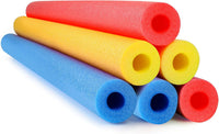 Hanaive white foam pool noodles, 6 pack, 52 inches long with hollow centers - view 2