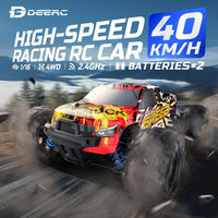 DEERC 9309E RC Cars for Adults 40KPH - 1:16 Yellow - image 2