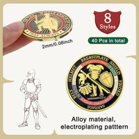 Nosiny 40 Christian challenge coins in gold zinc alloy with double sided print - view 16