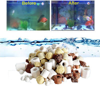 4pcs Aquarium Waterfall Reptiles Turtle Filter Cartridges Replacement - 18oz Filter Media