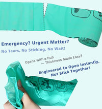 100% Compostable Dog Poop Bags, 270Count Value Pack, BPI Certified, Biodegradable Leakproof Thick Poop Bags for Dogs with Dispenser, Plant-Based, ASTM D6400 & EN 13432 Compliant Pet Waste Bag