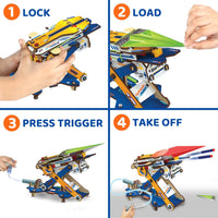 Smartivity 2in1 Hydraulic Aeroplane & Dart Launcher STEM Kit Ages 6-14 – Fun for Kids & Family - Hydraulic Plane Launcher - image 3