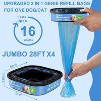 Genie Refill Bags for Cat Dog 2 Pack - 1 Count (Pack of 4) - image 2