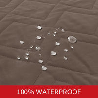 Moonsea Waterproof Blanket Dog Bed Cover with Non-Skid Bottom - 68" X 82" / Chocolate - image 2