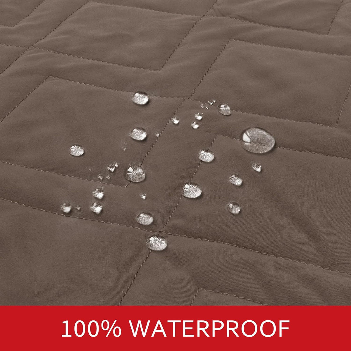 Moonsea Waterproof Blanket Dog Bed Cover with Non-Skid Bottom - 68" X 82" / Chocolate - image 2