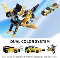 lavekywasa transforming unicorn car toy made from two collision sports cars - view 16
