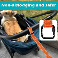PetBonus Dog Leash Wrist Strap with Lockable Clip for Dog Retractable - Orange / 1 Pack - image 2