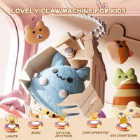 Vanvimen kids claw machine with dinosaur theme, joysticks and mini prizes inside - view 5