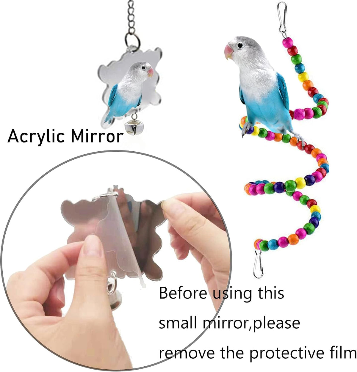 Bird Parakeet Cockatiel Toys - image 2