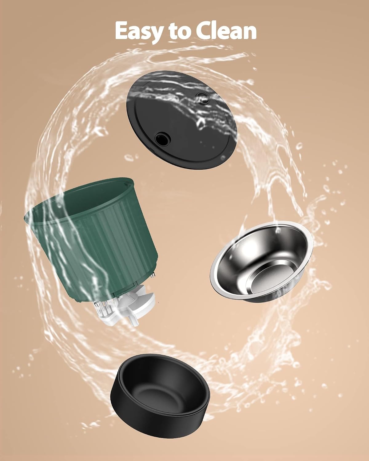 Timed Automatic Cat Feeder - Green / Regular - image 3