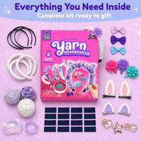 Glamour Headband Making Kit for Girls Ages 5+ - Yarn Headbands - image 2