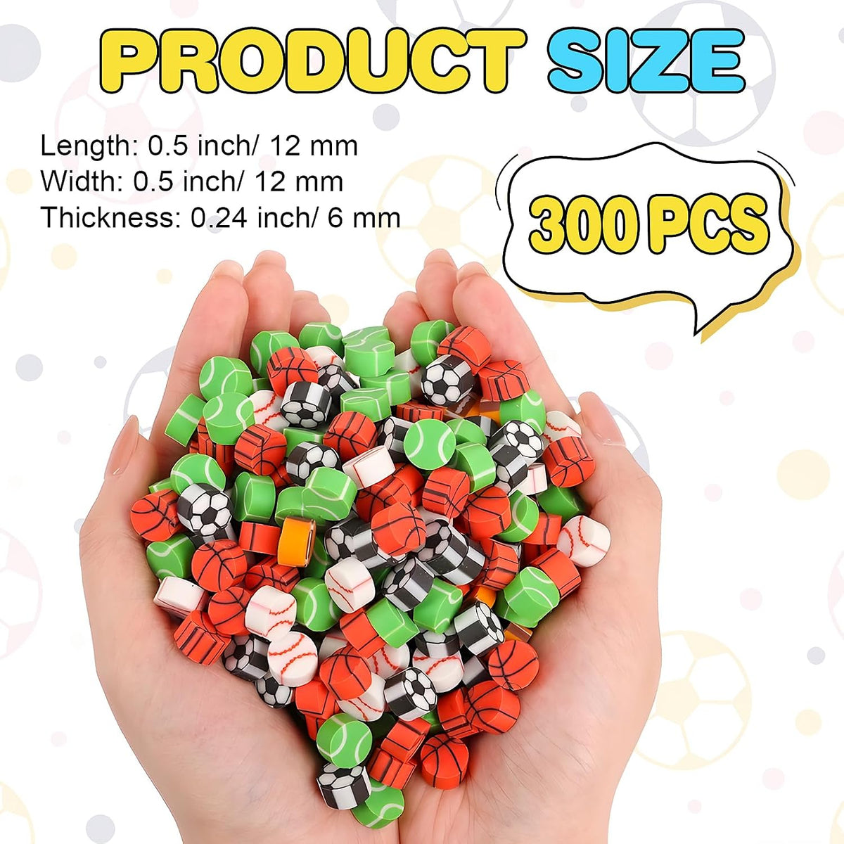 FOIMAS 300-piece mini animal erasers in assorted rubber animal shapes - view 11