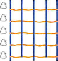TOPNEW Ninja Cargo Rope Net for Kids - Blue&orange