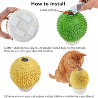 Cat Face Scratcher Wall Corner Massage Comb, Self Grooming Brush – Essentials for Cats - yellow - image 4