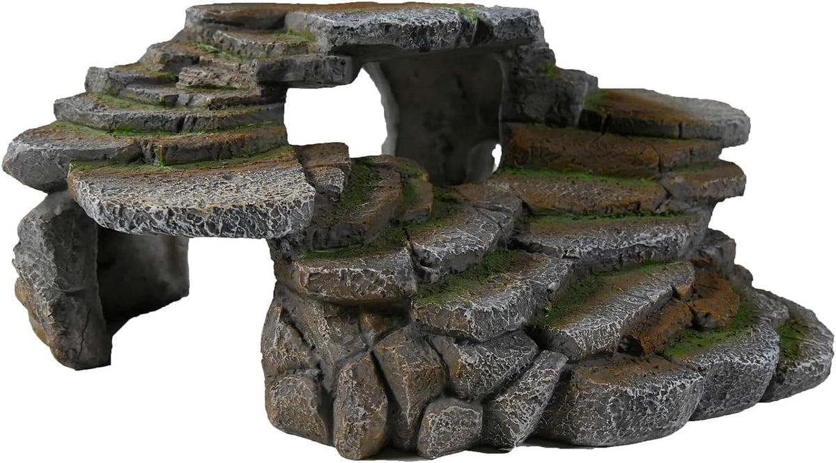 PENN-PLAX Reptology Shale Scape Step Ledge & Cave Hideout - Large 1 - image 4
