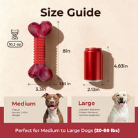 Tough Dog Toys for Aggressive Chewers: Beef Flavored Long Lasting Dog - 1 PC-Beef-Red - image 4