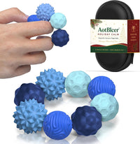 Magnetic Fidget Balls for Adults & Teens - Xmas-blue