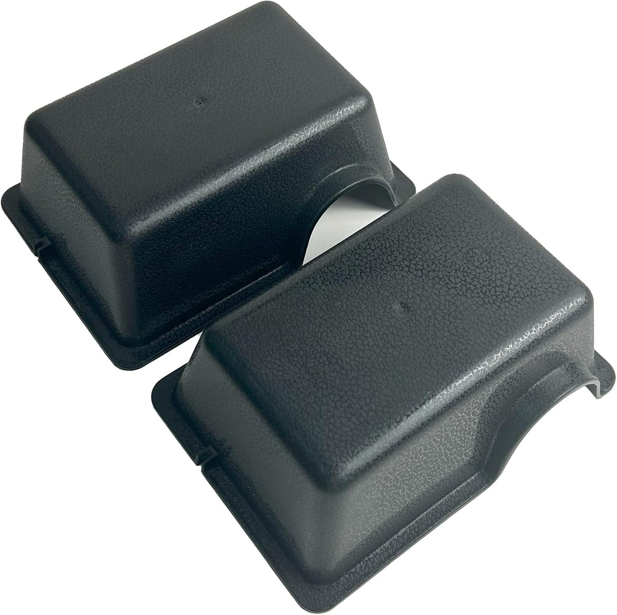 Reptile Hide Cave, Snake Hide for Ball Python & Gecko - Black / Small (2 Count)