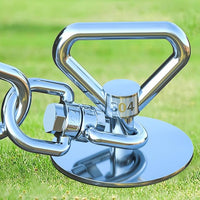 Dog Tie Out Stake (2-Pack),360°Swivel Run Stake,for Yard,Use Any Dog Tie Out Cable or Yard Leash