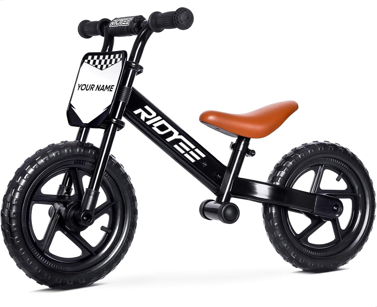 RIDYEE Toddler Balance Bike 2 Year Old - Black