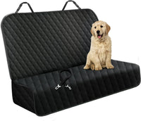 Dog Car Seat Cover Back Seat, Waterproof Nonslip Seat Protector - Black C