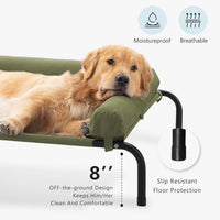 WESTERN HOME Cooling Elevated Dog Bed for Large Dogs - 36.0"L x 26.0"W x 8.0"Th / Green - image 2
