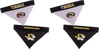 Pets First Collegiate Pet Accessories, Reversible Bandana - Large/X-Large (Pack of 2) / Missouri Tigers