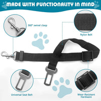 2 Pack Adjustable Dog Car Seat Belt - image 3
