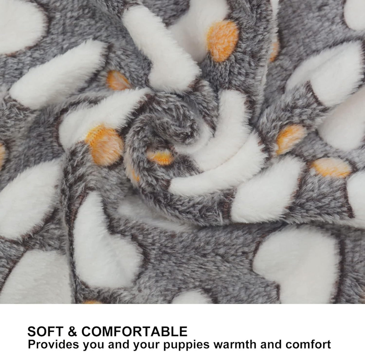 1 Pack 3 Puppy Blanket, Fleece Pet Small Dog Blanket for Puppy Cat, 40"x30" – Essentials for Dogs - Medium(29"x20") / Love/Series - image 3