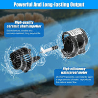DaToo 800GPH Mini Aquarium Circulation Pump Ultra-quiet Fish Tank - 2642GPH - image 3
