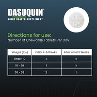 Nutramax Laboratories Dasuquin with MSM Chewables, Small/Medium Dog, 150 Count, White