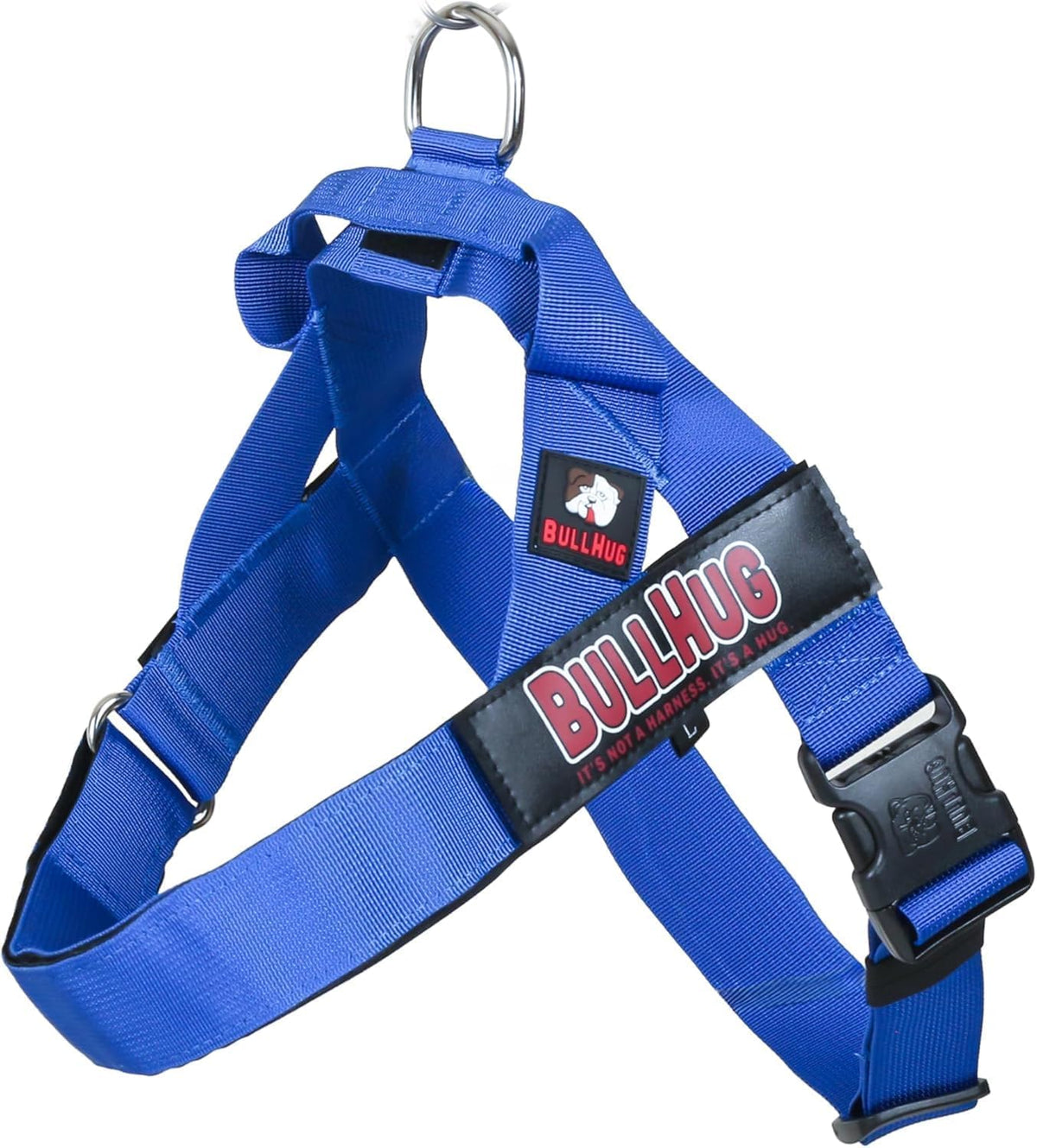 Adjustable Dog Harness, No Pull, No Choke, for English Bulldogs - ROYAL BLUE / Large - (Neck: 19" - 23" Chest: 29" - 33")