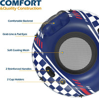 Jasonwell Inflatable River Tube Float - X-Large / Darkblue - image 3